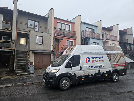 Izolace stropu zděného rodinného domu ve Světlé nad Sázavou